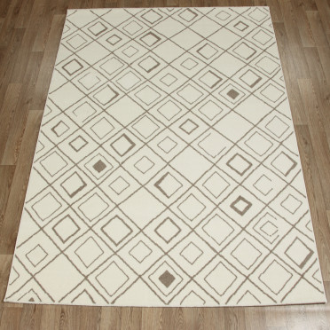 Бельгийский ковер Ambiance 81223 White-Beige