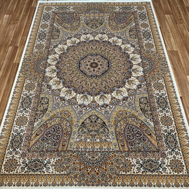 Ковер турецкий Абришим 3809A CREAM прямоугольный