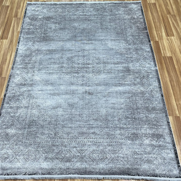 Ковер турецкий 7110A DIORA LONDON (Бамбуковый шелк, серый)