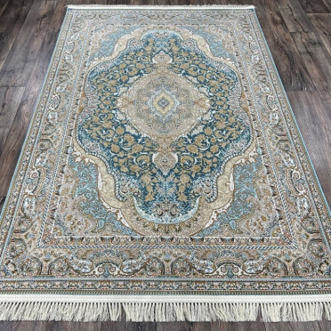 Ковер персидский 146GR FARSI 1200 (Акрил - Полиэстер, синий, серый)