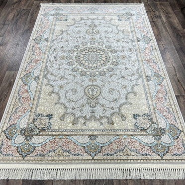 Ковер персидский 122 C FARSI 1200 (Акрил - Полиэстер, бежевый, серый)