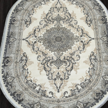 Ковер 752085 - 000 - Овал - коллекция KASHAN