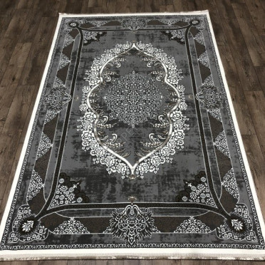 Турецкий ковер Elite Carpet OTTO 30144A (Акрил, темно-серый)