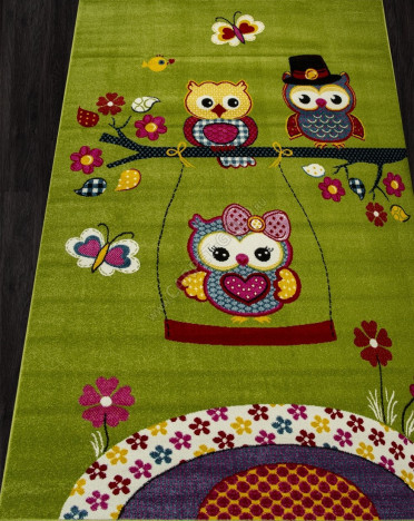 Ковер российский 2740 ORION (Фризе, зеленый)