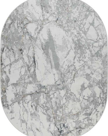 Ковер турецкий 38896A Olimpos (PP Heatset Высокоплотный, серый)
