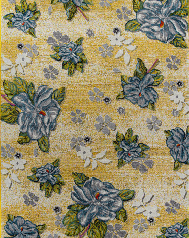 Российский ковер Меринос ORION AC44 (Фризе, Желтый)