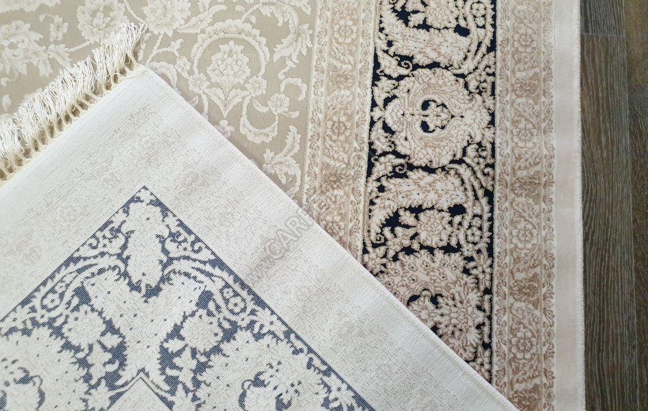 Турецкий ковер SHIMAL 9070D B.CREAM- B.BLUE