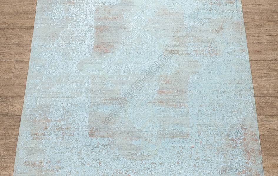 Ковер Art Deco ДИЗАЙН 3041B ЦВЕТ CREAM / JADE_TURQUOISE