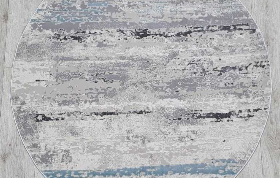 Ковер 36556A DAIRE GREY / BLUE Amatis (Reis) круг