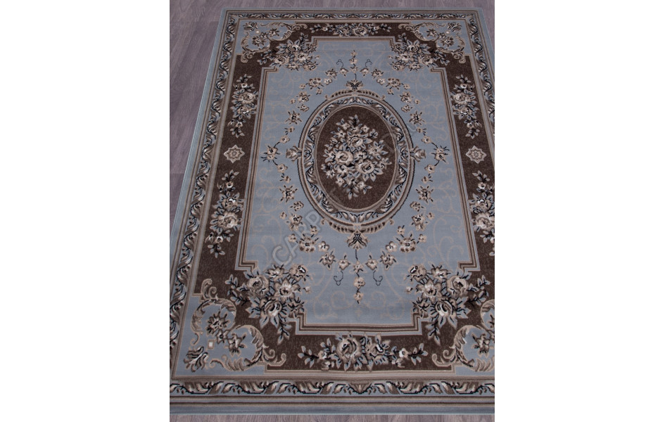 Ковер 5444 - BLUE-BROWN 2 - Прямоугольник - коллекция SIERRA