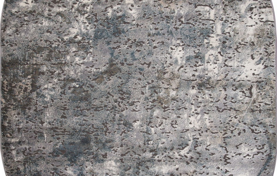 Ковер D873 - GRAY 2 - Овал - коллекция SERENITY