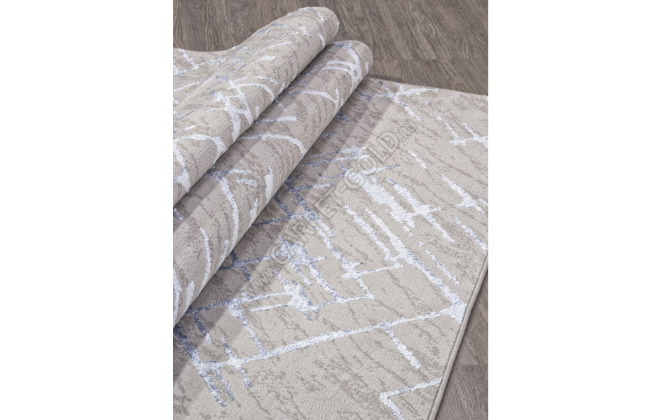 Ковер F164 - GRAY-BLUE - Прямоугольник - коллекция LIMAN