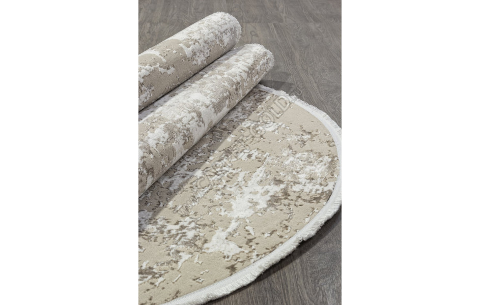 Ковер F201 - BEIGE - Овал - коллекция DOLCE
