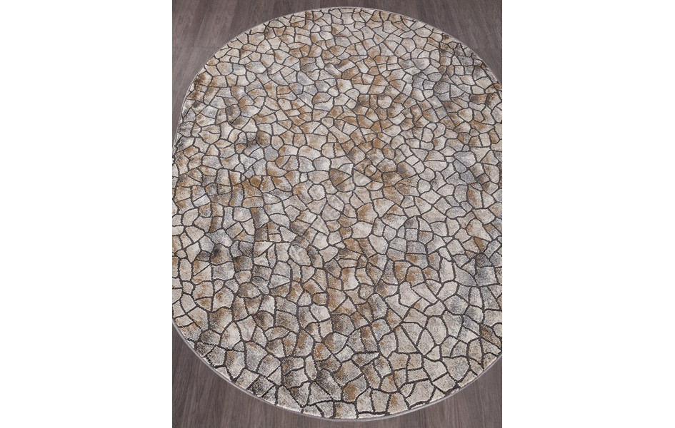 Ковер D765 - BEIGE - Овал - коллекция SERENITY