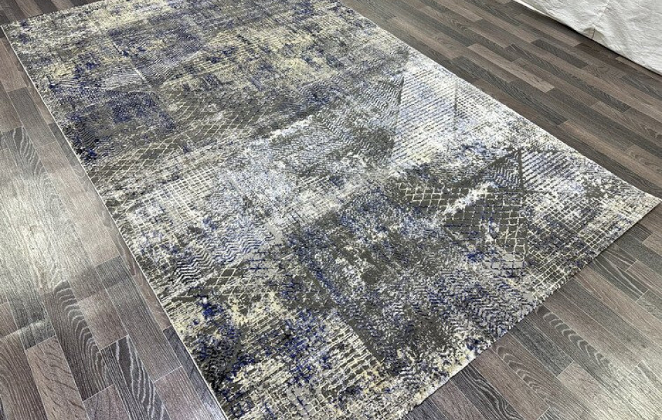 A2396A_IVORY / BLUE Lisa