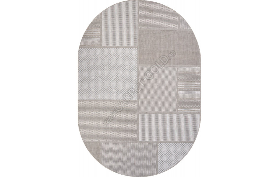 Ковер S139 - BEIGE - Овал - коллекция KAIR