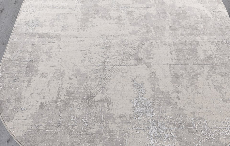 Ковер F169 - CREAM-GRAY - Овал - коллекция LIMAN