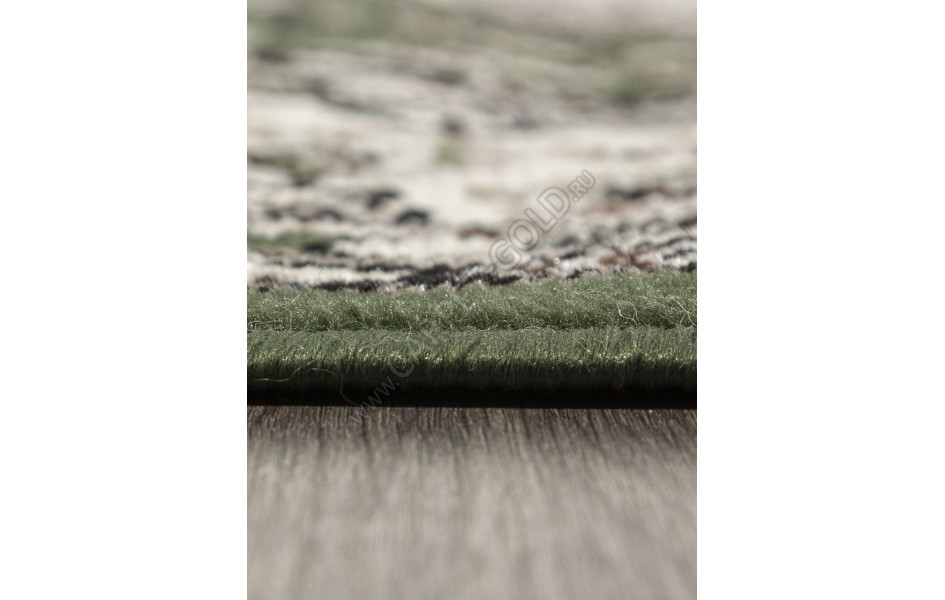 Ковер D411 - GREEN - Прямоугольник - коллекция GAVANA