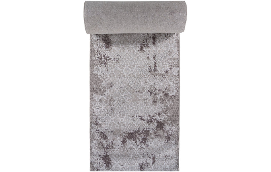 Ковер F392 - GRAY - Дорожка - коллекция SILVER