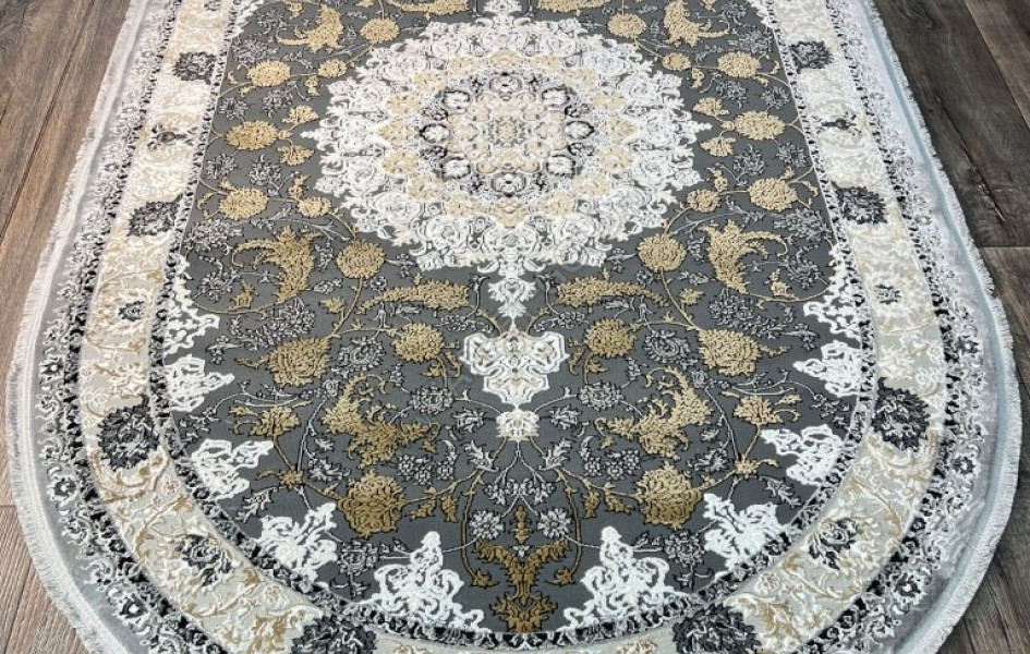 ISFAHAN 29026A BEIGE-GREY овал