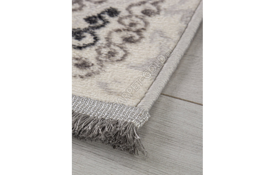 Ковер 3098G - GREY / GREY - Прямоугольник - коллекция LORA