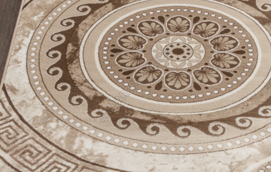 Российский ковер Valencia Delux  D300 - CREAM-BROWN