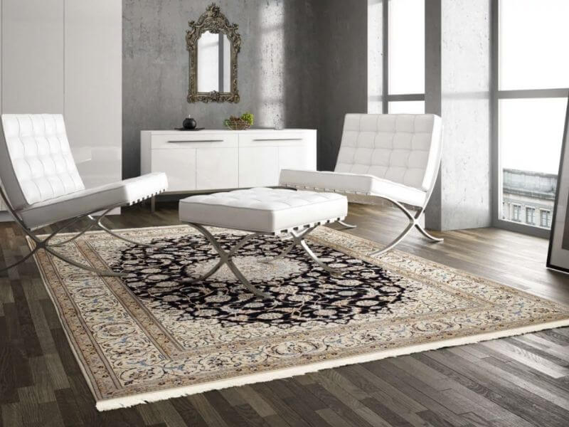 Персидский ковер в современном интерьере