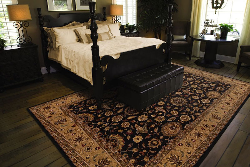 Ковер с орнаментом в спальню